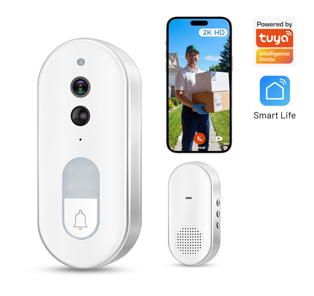 Home Security Recorder - Inteligentny wideodomofon Tuya, bezprzewodowy, kamera zewnętrzna