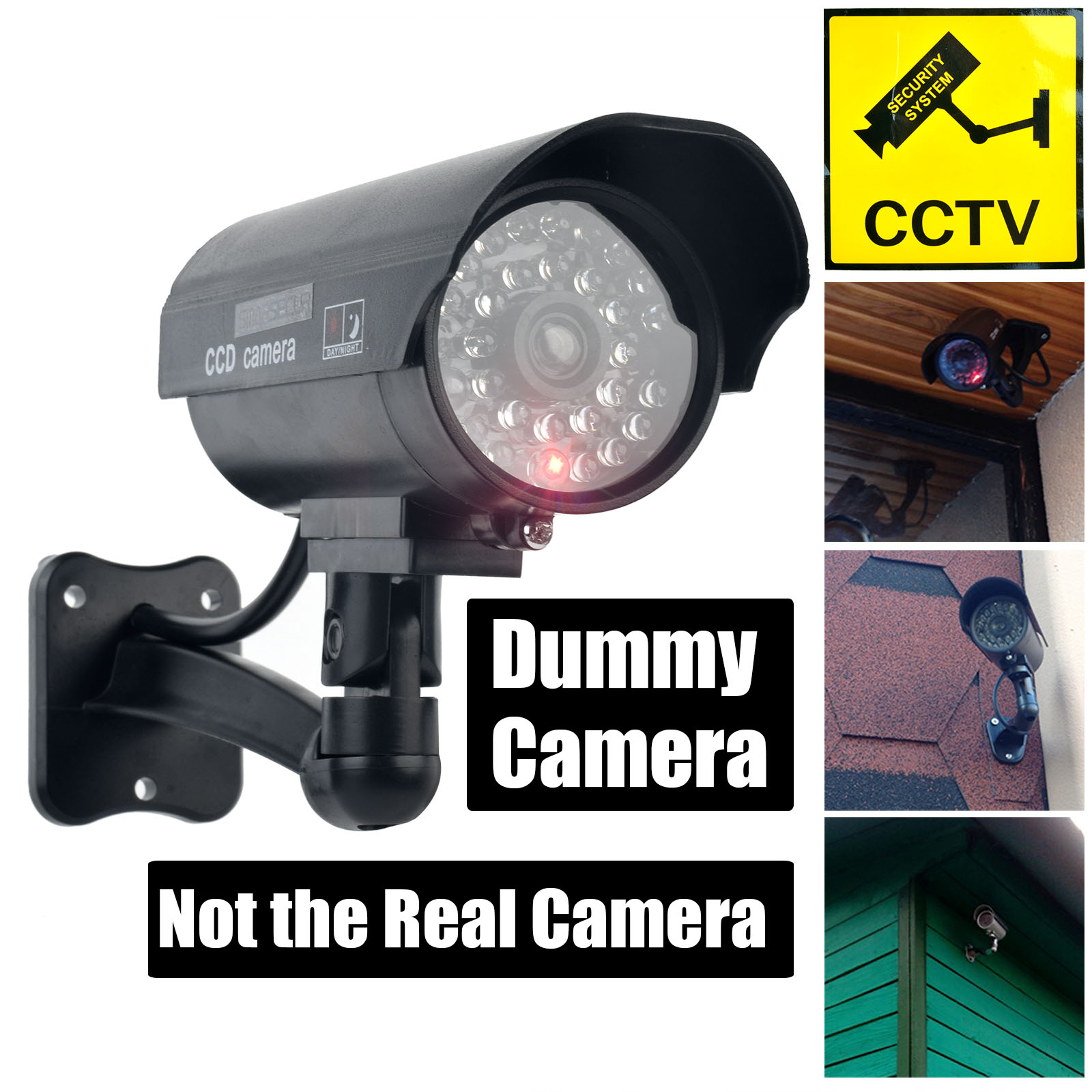 Fake Camera Dummy - Smarsecur Fałszywa atrapa kamery Wodoodporna kamera