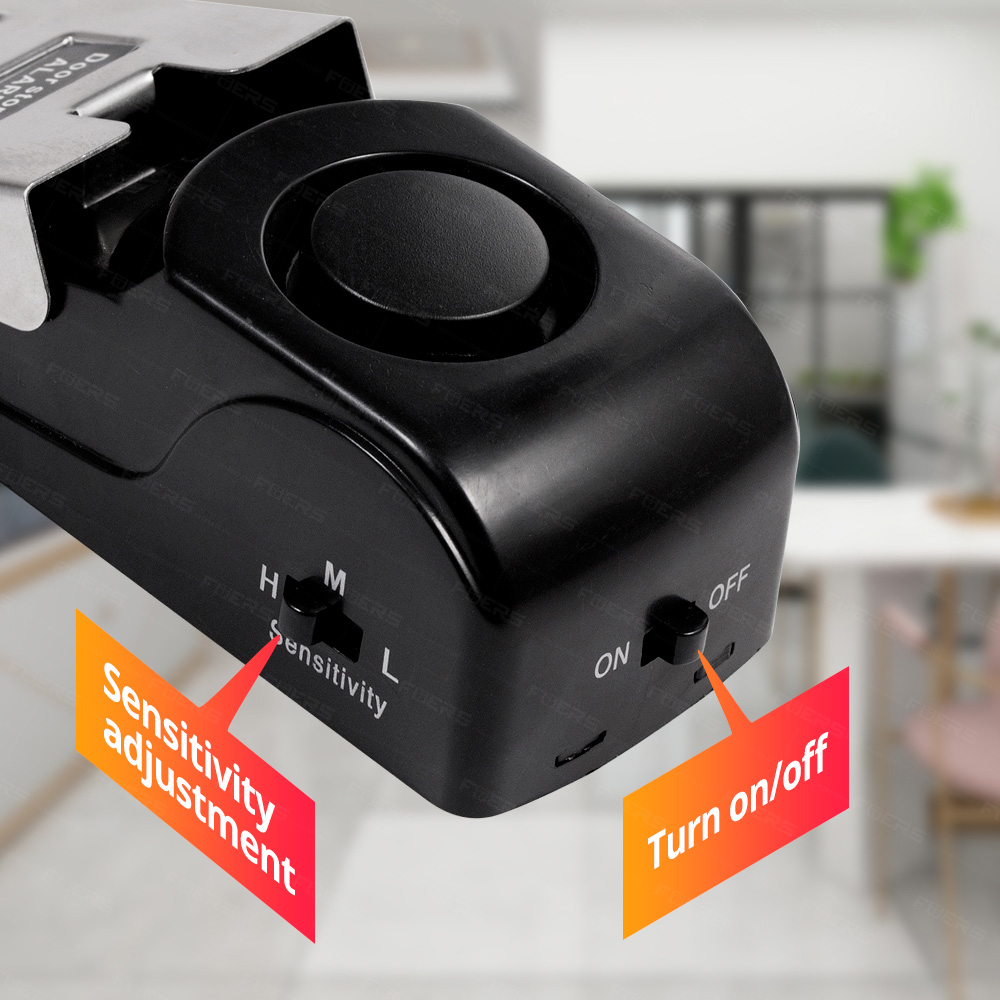 Home Security Deals - System alarmowy do drzwi FUERS, 120dB,