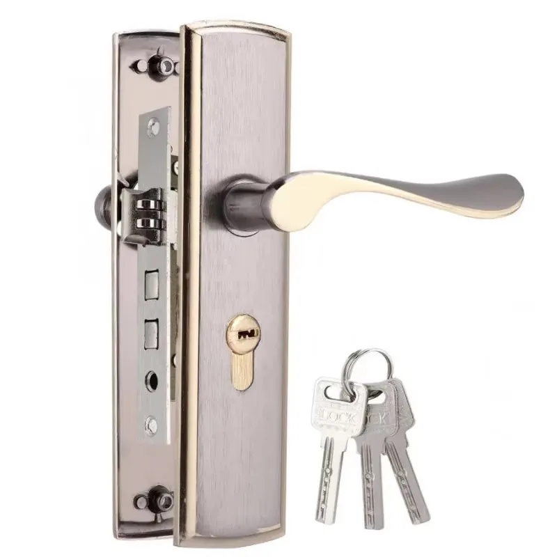Home Security Essential - Złoty zamek klamki do drzwi Cichy