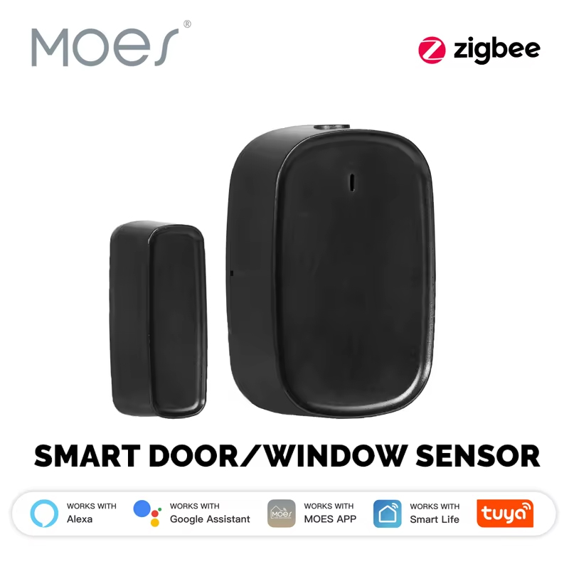Home Security Deals - Czujnik otwarcia okna/drzwi/bramy MOES Tuya ZigBee,