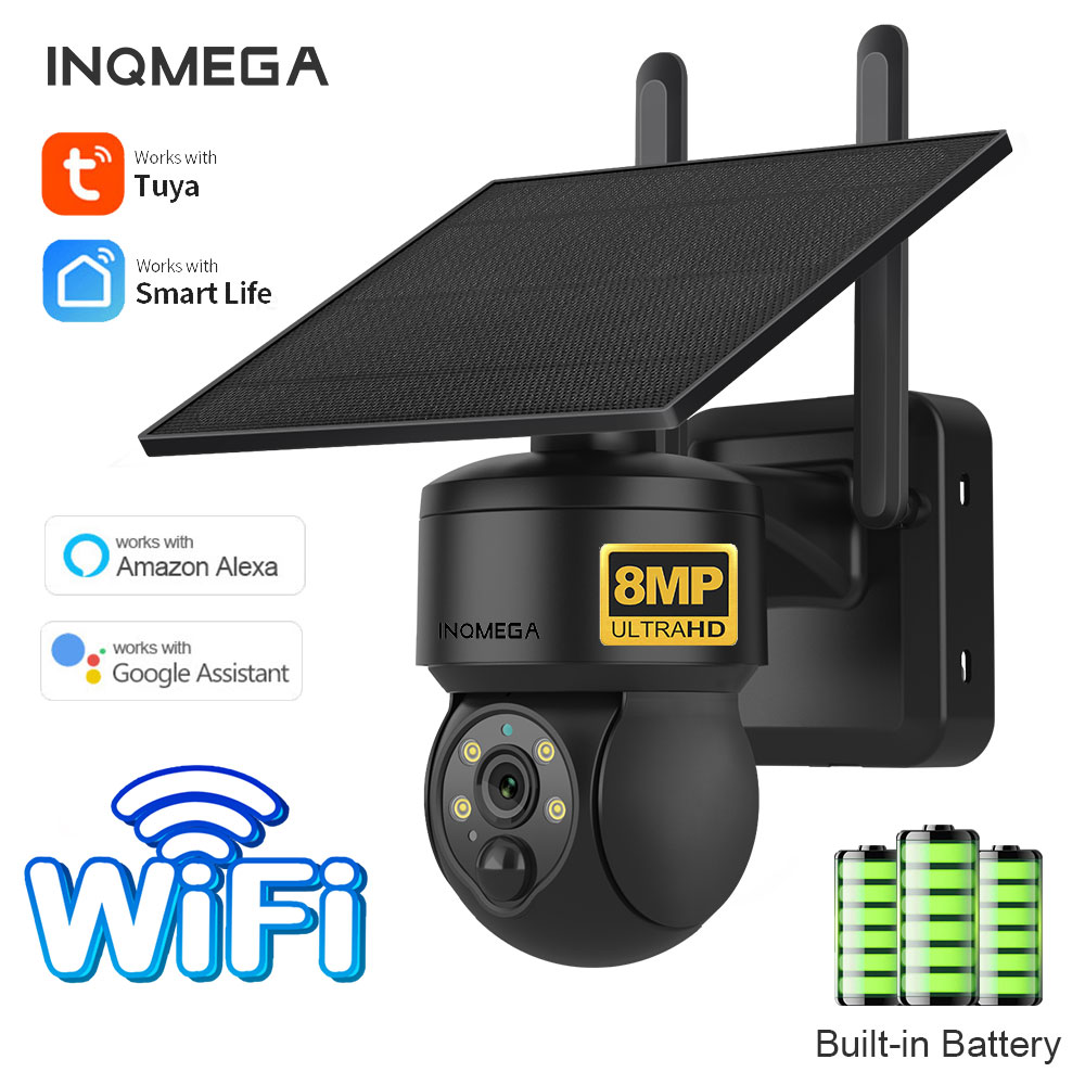 Camera Solar Wireless - INQMEGA 8MP TUYA Kamera solarna z