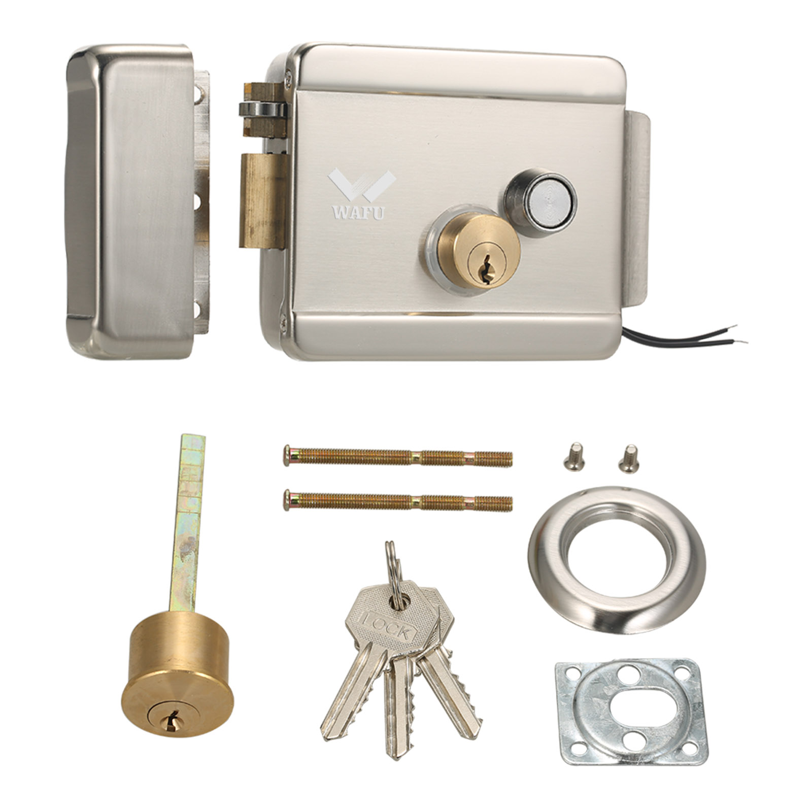 Home Security Deals - Inteligentny elektryczny blokada drzwi WAFU zabezpieczona