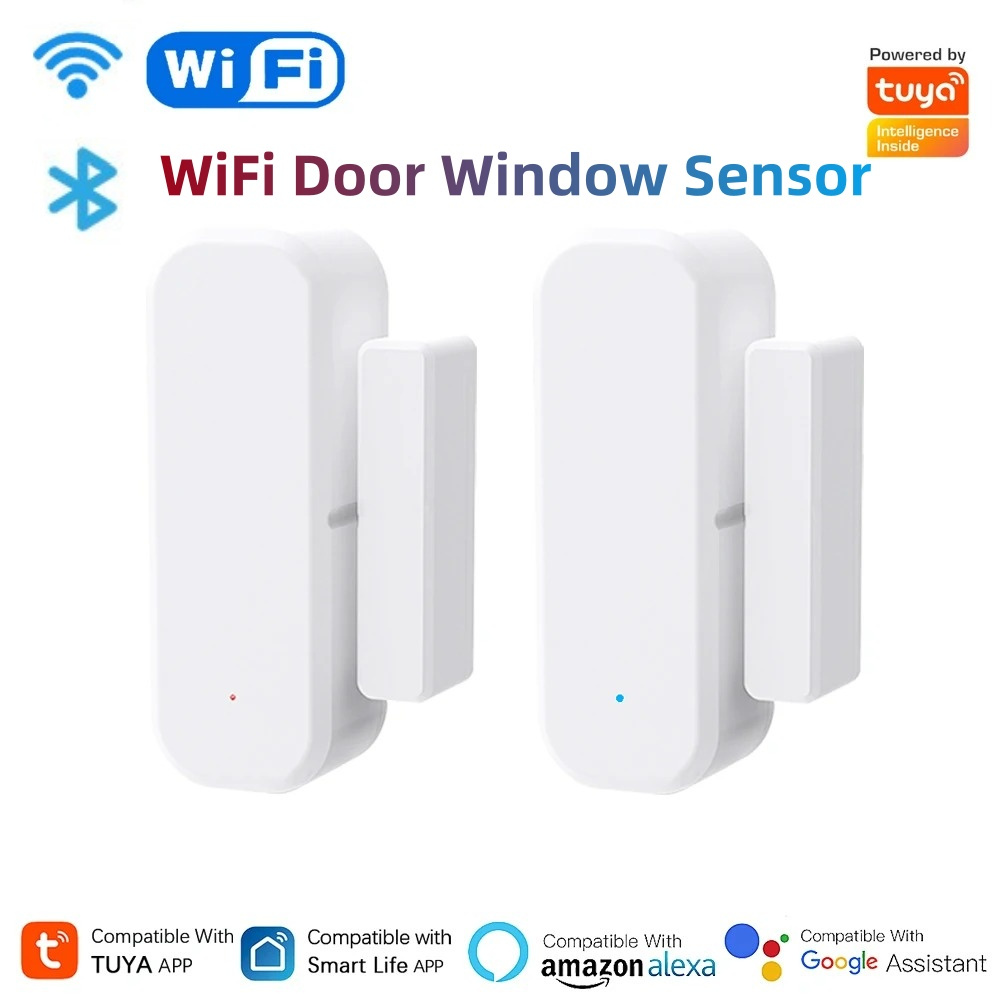 Home Security Deals - Czujnik otwarcia drzwi/okien Tuya WiFi, inteligentny
