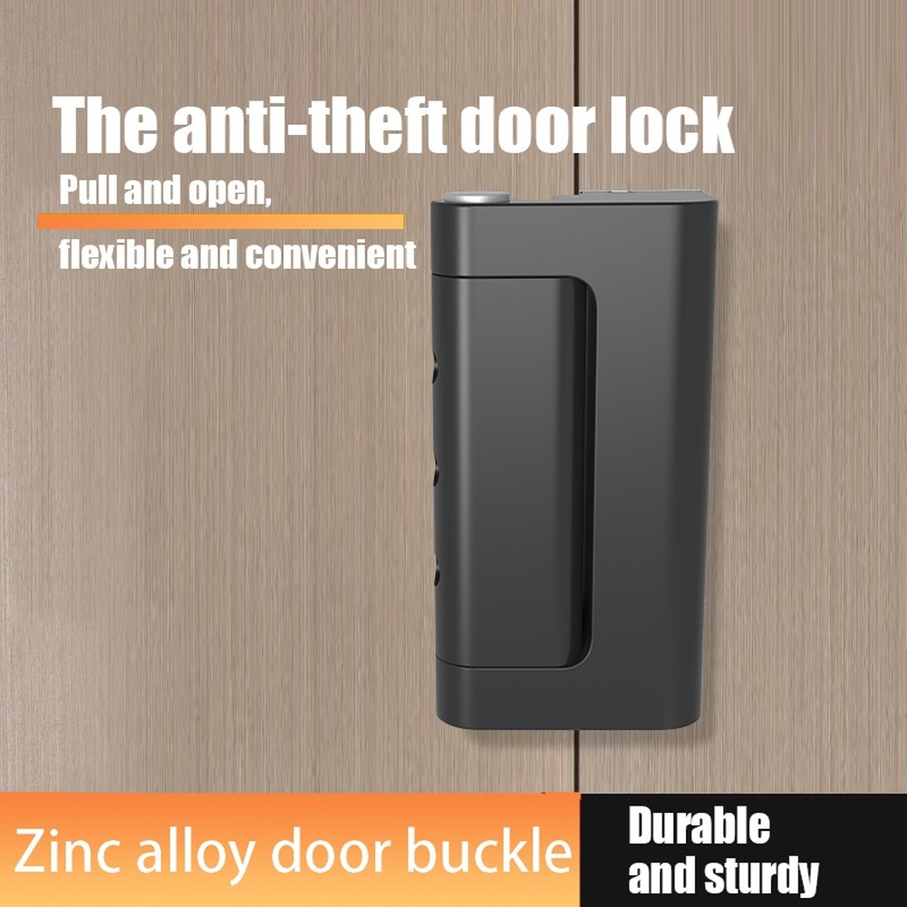 Home Security For Doors - 1 szt. Zamek zatrzaskowy do drzwi