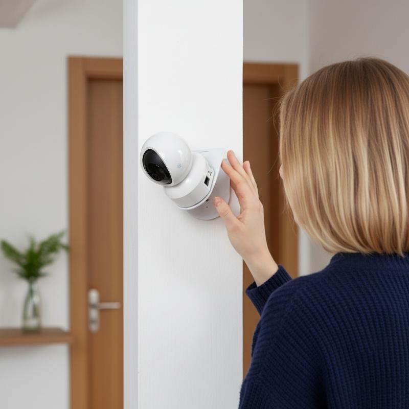 Home Security Camera Installation - Uchwyt ścienny w kształcie litery L