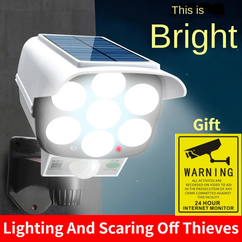 Camera Solar Wireless - Zewnętrzna lampa słoneczna z czujnikiem ruchu