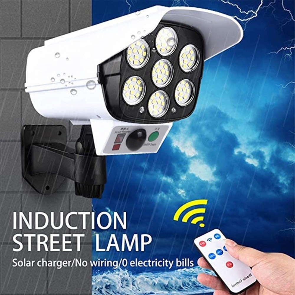 Fake Camera Dummy - Wodoodporna solarna lampa z czujnikiem ruchu,