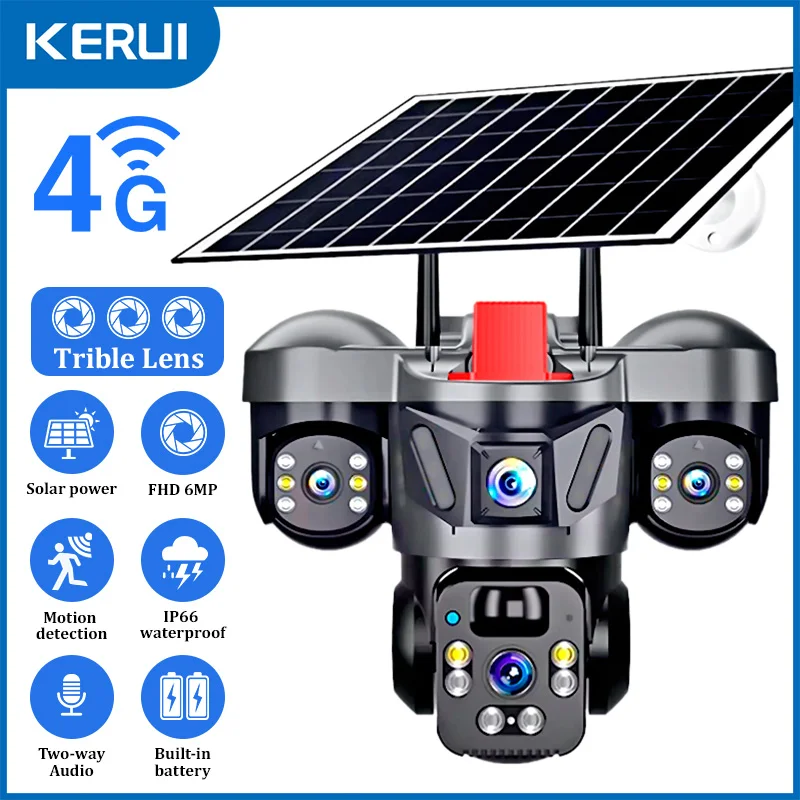 Home Security Upgrades - KERUI V380 Pro Zewnętrzna Kamera PTZ