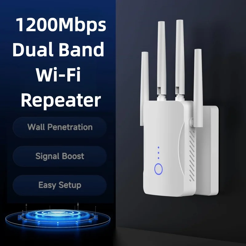 Home Security Network - Wzmacniacz sygnału WiFi Dual Band 2.4G/5GHz