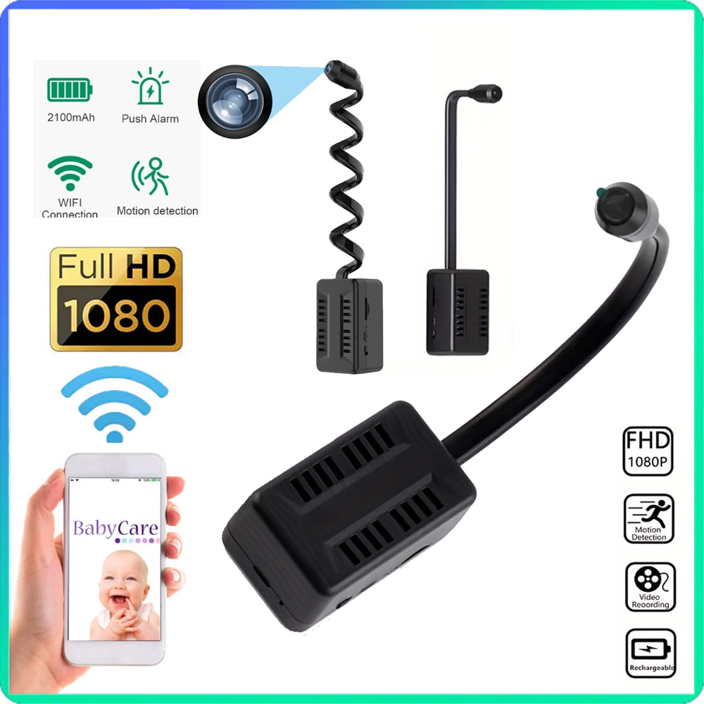 Home Security Recorder - Mini kamera WiFi DIY 1080P, rejestrator