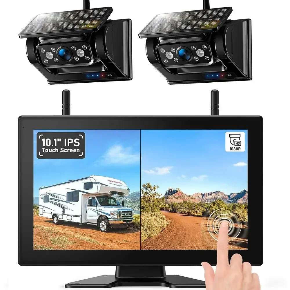 Camera Solar Wireless - Magnetyczna, solarna, bezprzewodowa kamera cofania HD