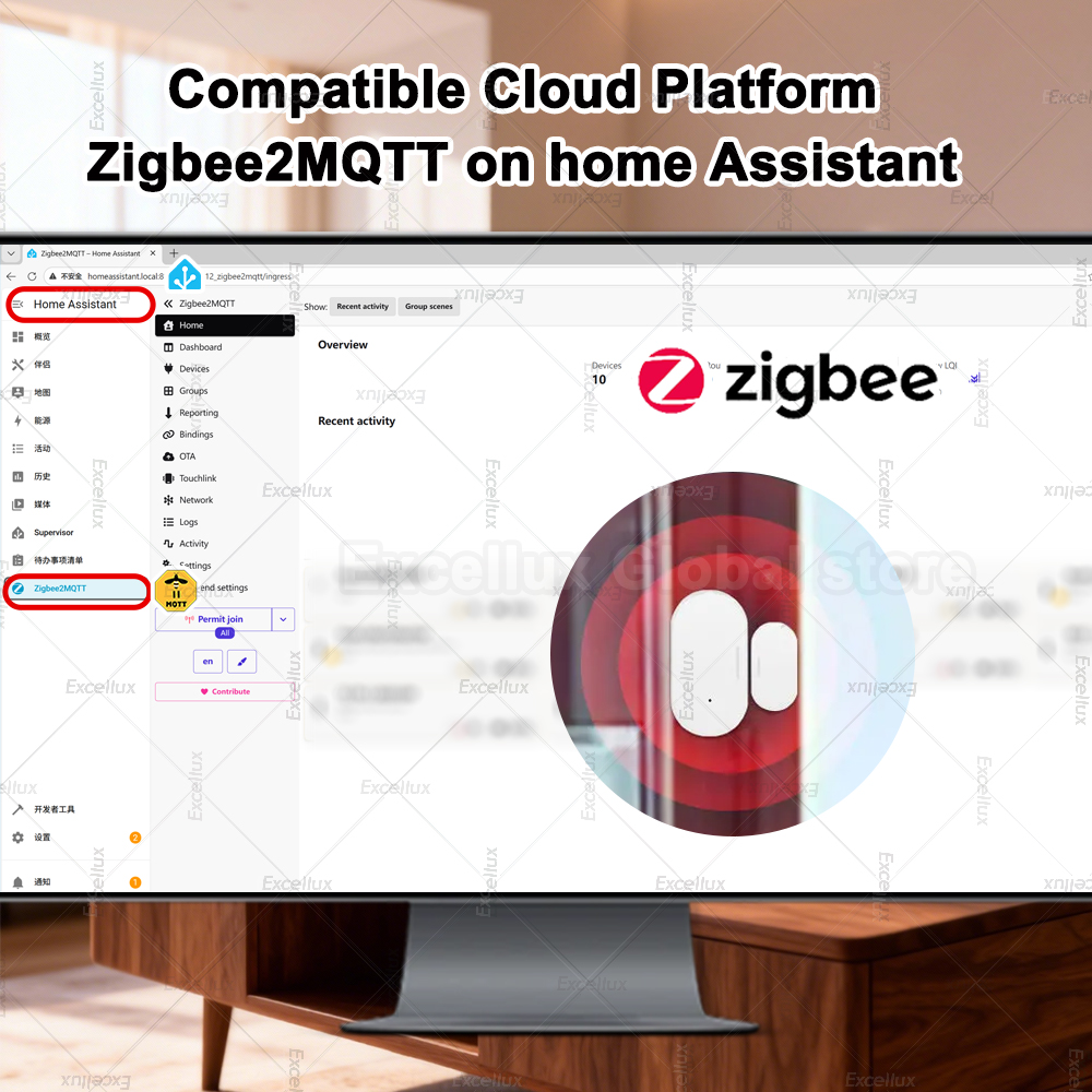 Zigbee 3.0 czujnik okna drzwi  – Home Security For Doors recenzja i cena