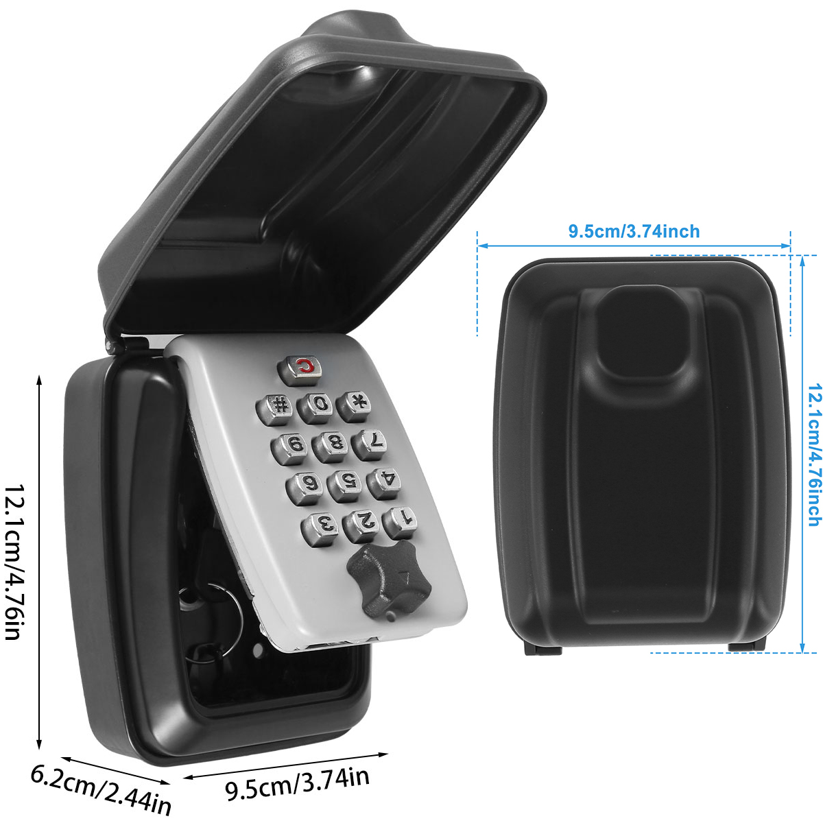 Key Lock Box Wall-Mount Secret – Home Security Essential recenzja i cena