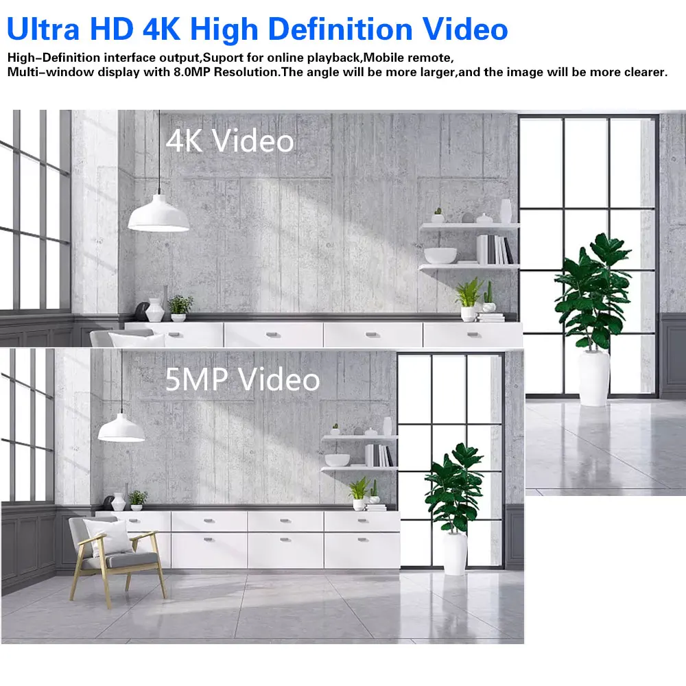 Rejestrator wideo 4K 8MP 10-ka – Home Security Video Recording Systems recenzja i cena
