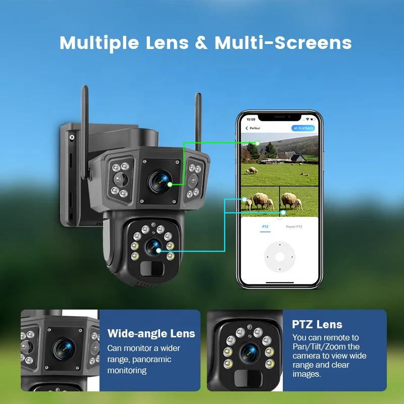 Kamera bezprzewodowa PTZ solar – Camera Solar Wireless recenzja i cena