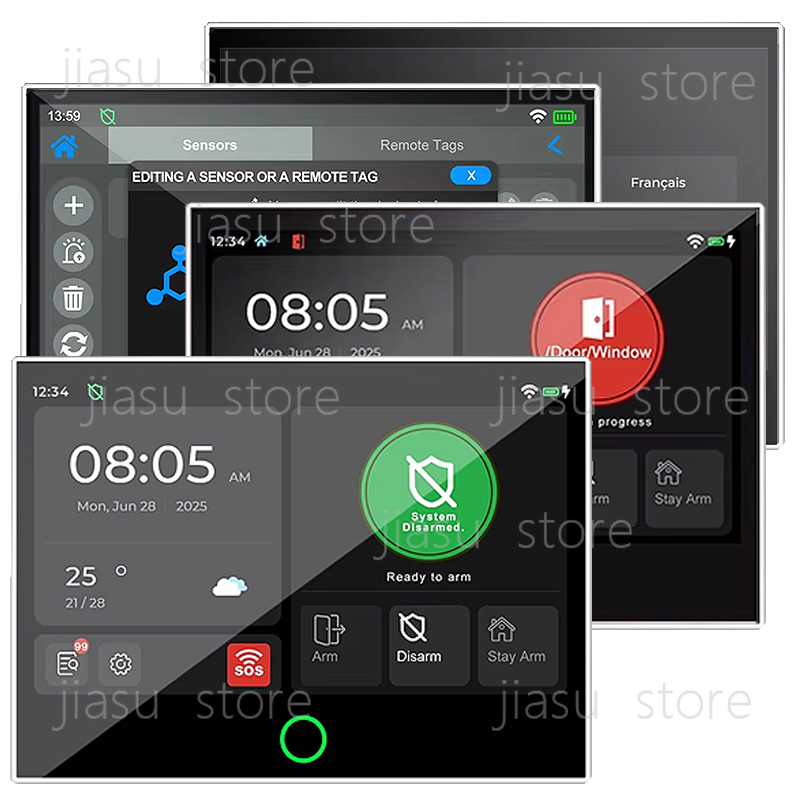 7-calowy przewodowy inteligent – Home Security Using Gsm recenzja i cena