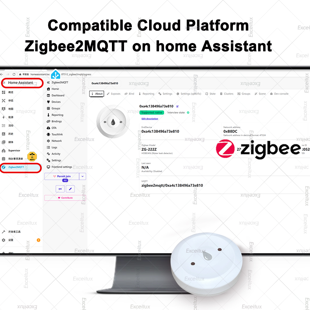 Detektor wody Zigbee czujnik w – Home Security And Monitoring recenzja i cena