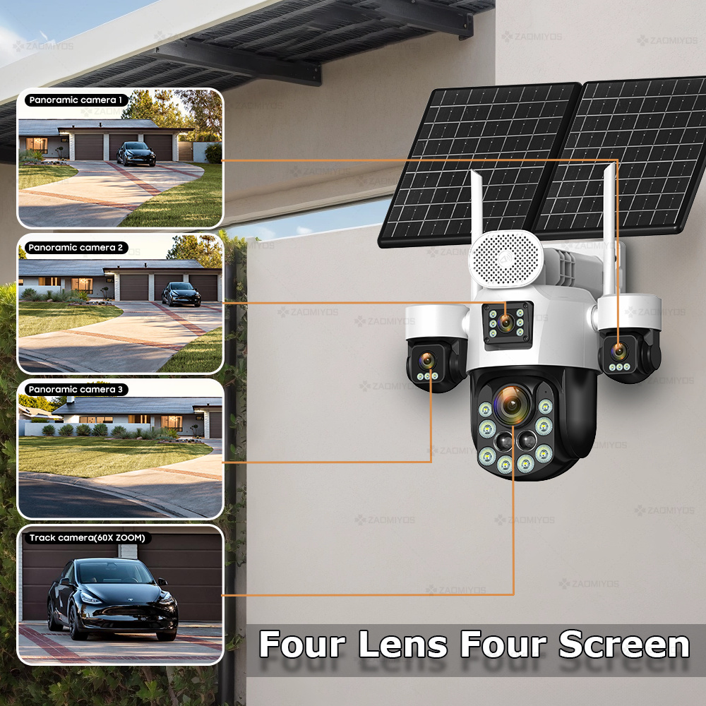 4-objektowowa kamera zewnętrzn – Home Security Upgrades recenzja i cena