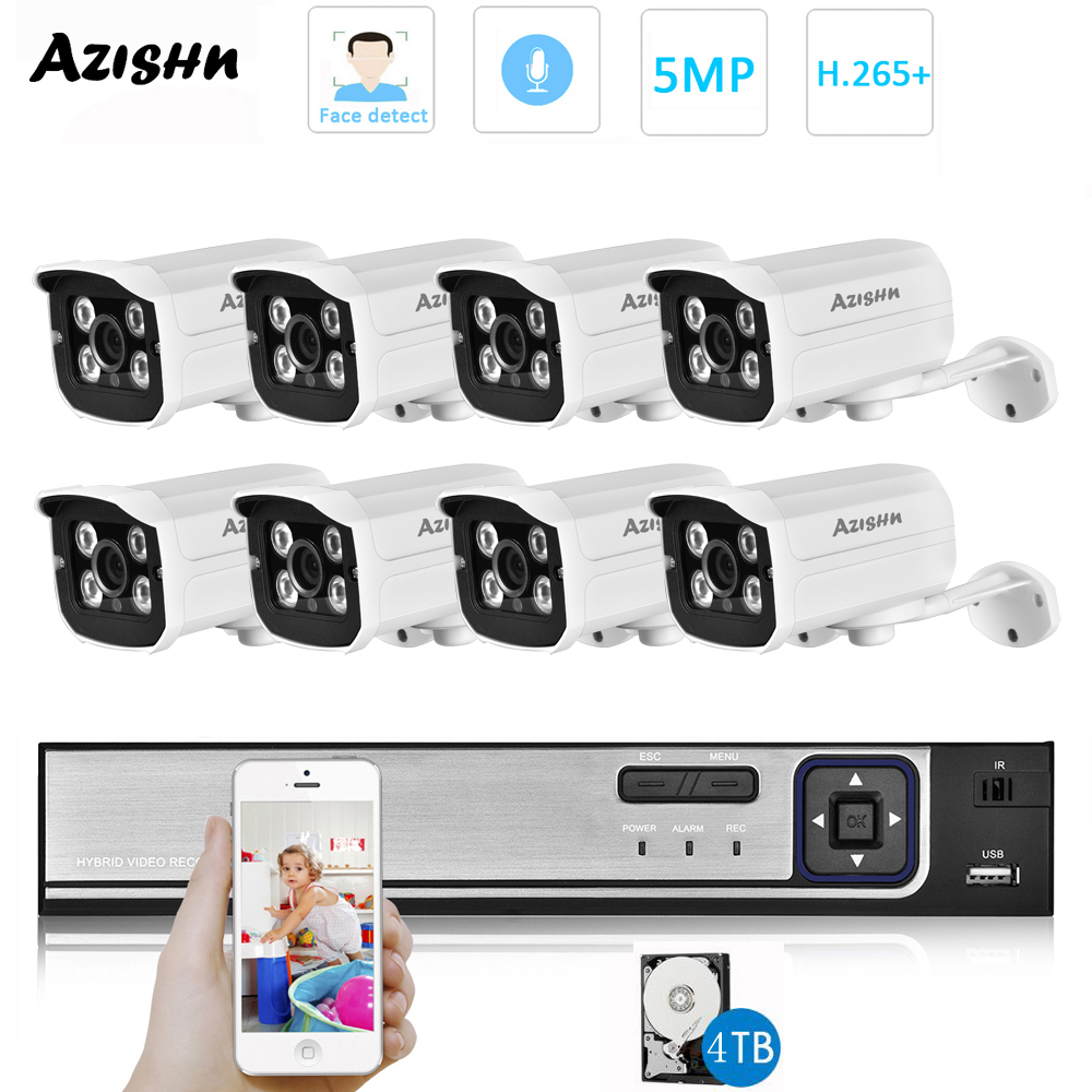 H.265 HD 5MP POE NVR Kit ulica – Home Security Video Recording Systems recenzja i cena