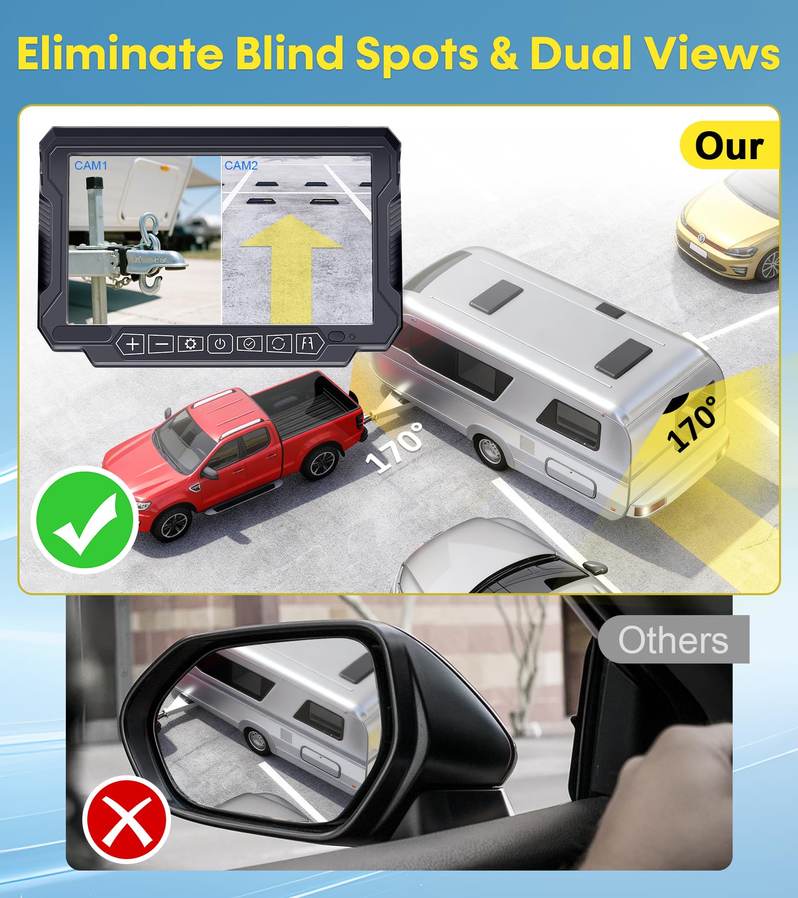 Airow auto Dual Bezprzewodowa  – Camera Solar Wireless recenzja i cena