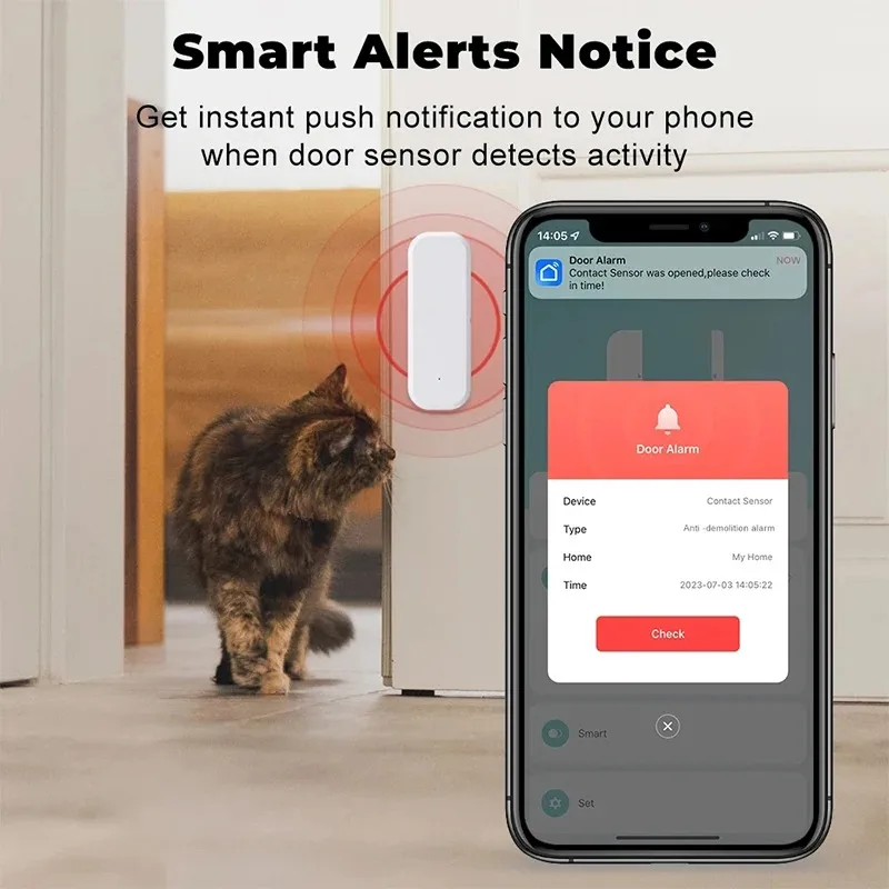 Czujnik otwarcia drzwi/okien T – Home Security Deals recenzja i cena