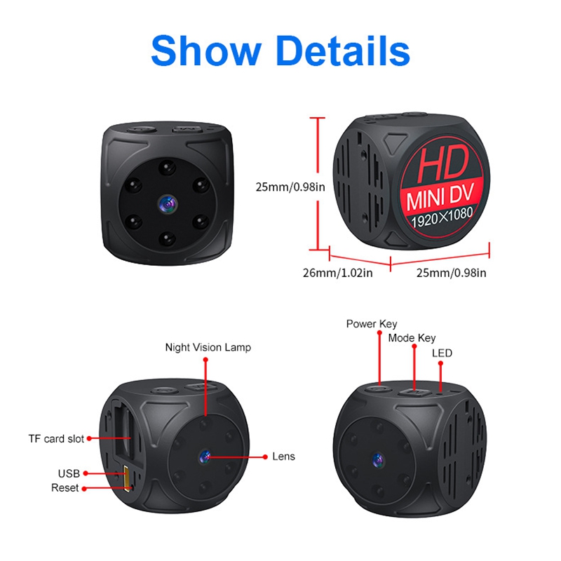 Mini Kamera HD 1080p Przenośna – Home Security Recorder recenzja i cena