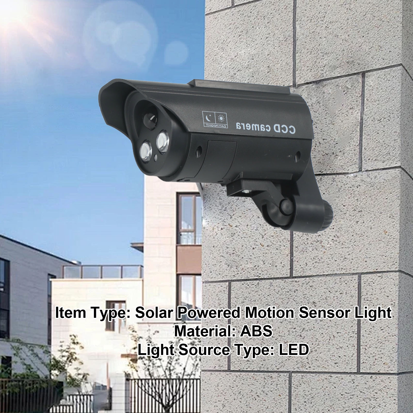 Zewnętrzna lampa solarna z czu – Fake Camera Dummy recenzja i cena