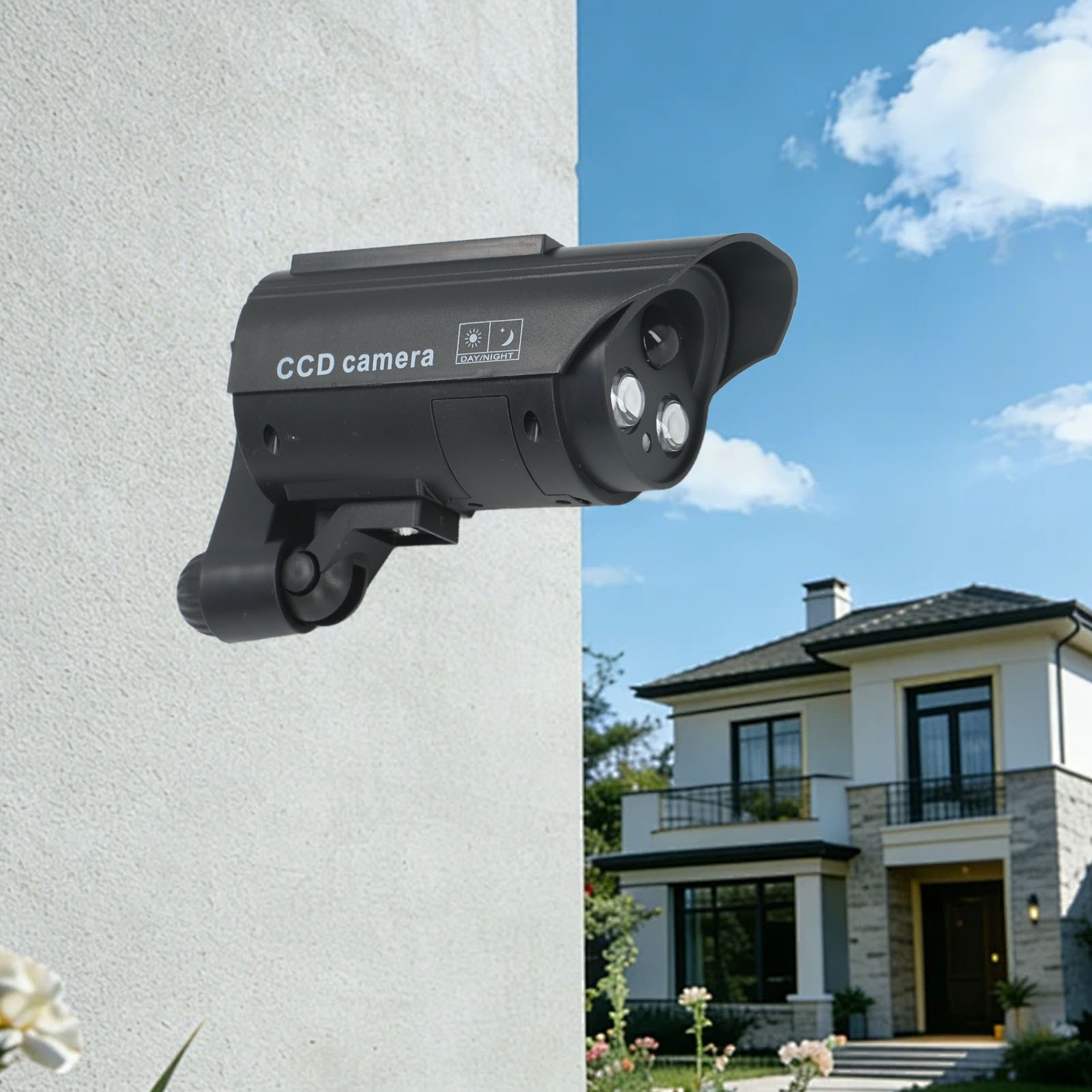 Zewnętrzna lampa solarna z czu – Fake Camera Dummy recenzja i cena