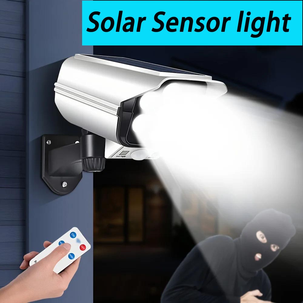 77 LED Zewnętrzne Lampy Solarn – Fake Camera Dummy recenzja i cena