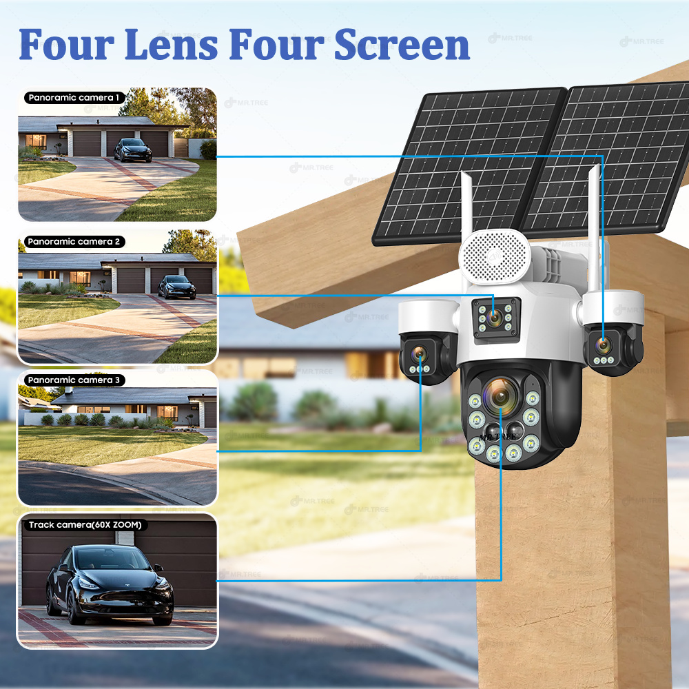 Kamera solarna do monitoringu  – Home Security Camera Installation recenzja i cena