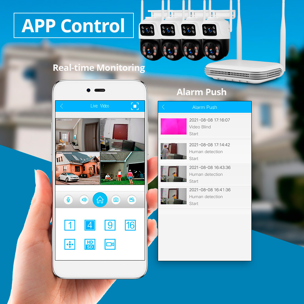 KERUI Wodoodporny 6MP HD Bezpr – Home Security Camera System recenzja i cena