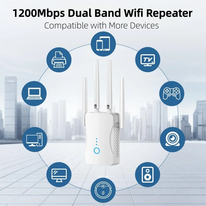 Wzmacniacz WiFi Dual Band 1200 – Home Security Network recenzja i cena