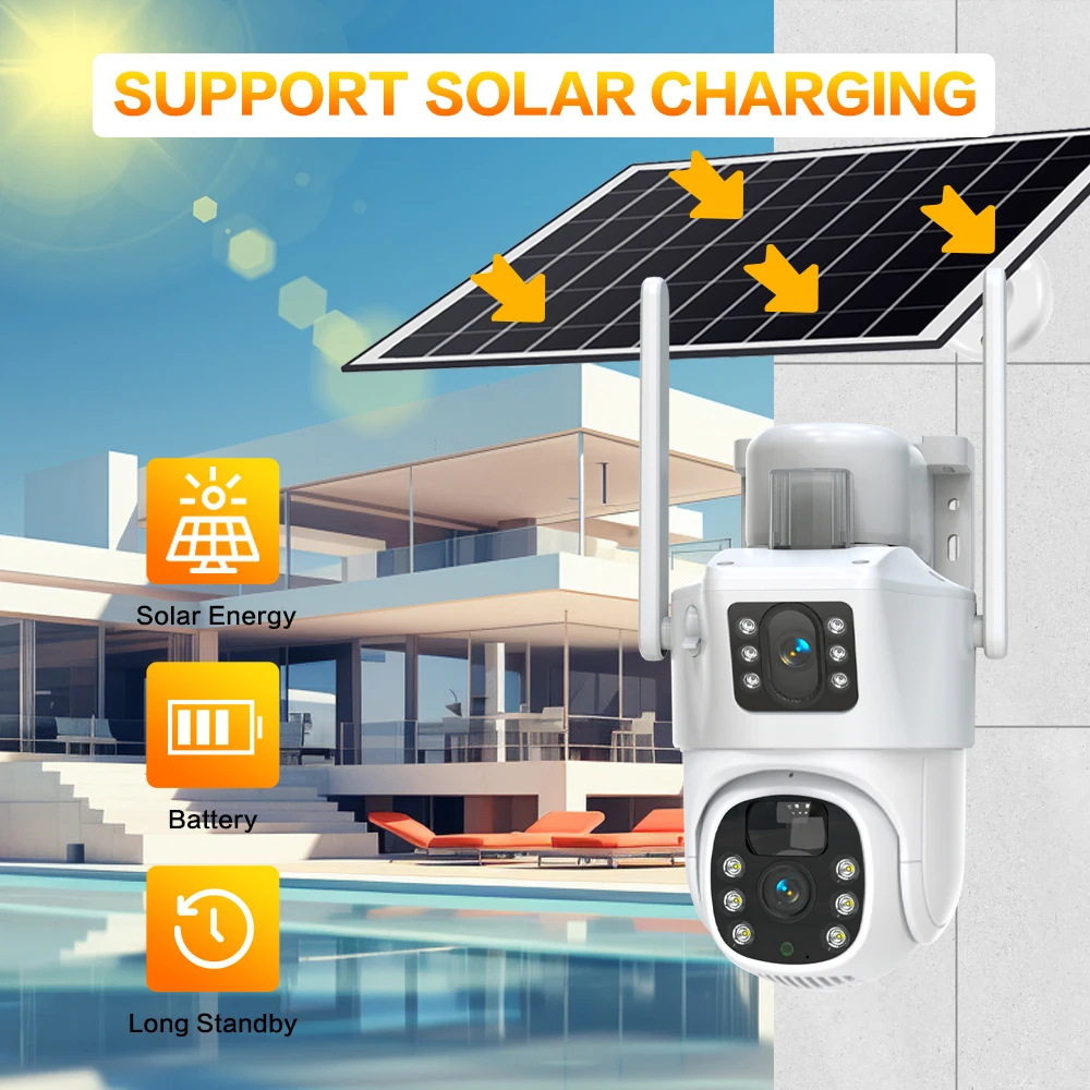 10CH bezprzewodowy NVR 4k 8mp  – Camera Solar Wireless recenzja i cena