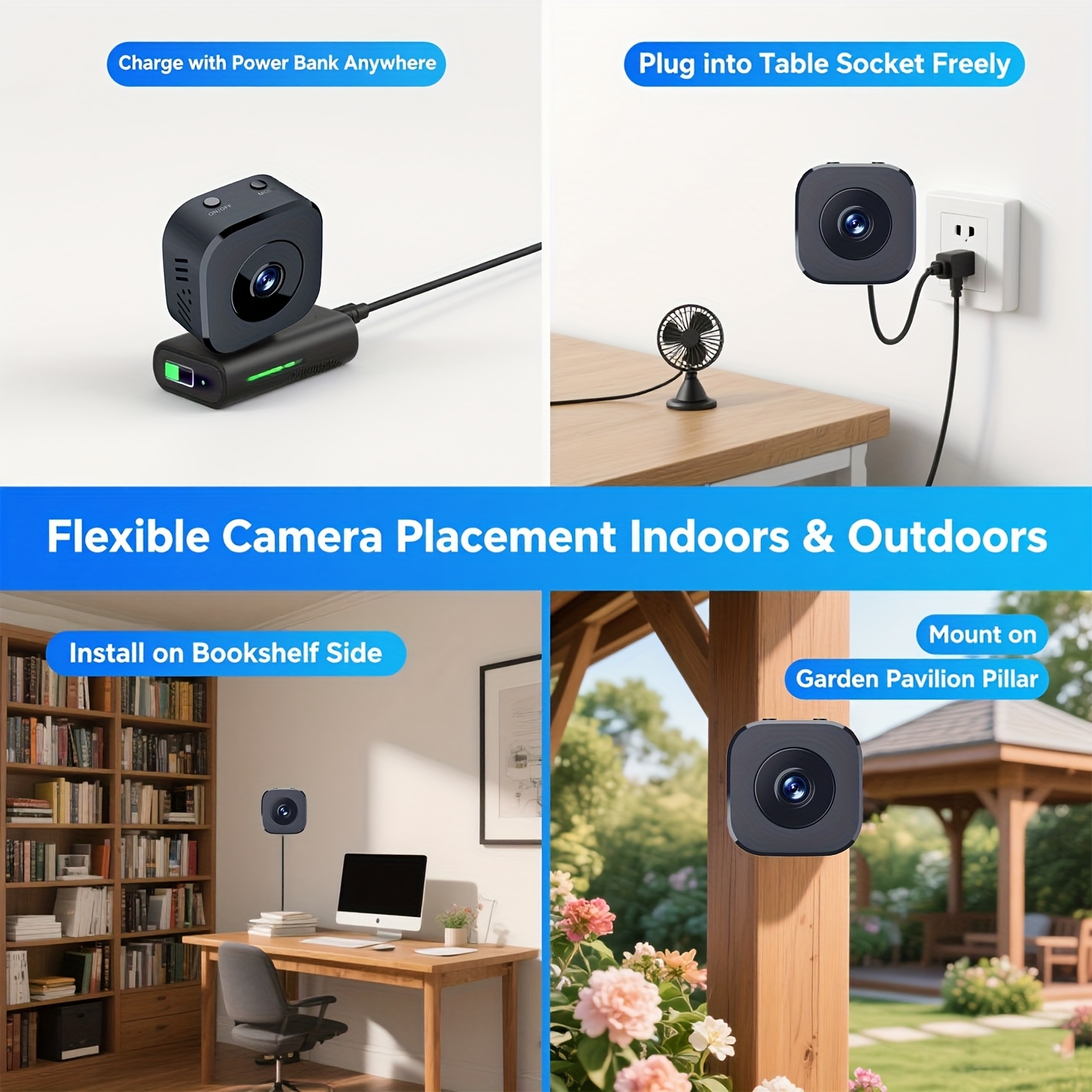 Miniaturowa kamera WiFi HD 108 – Home Security And Monitoring recenzja i cena