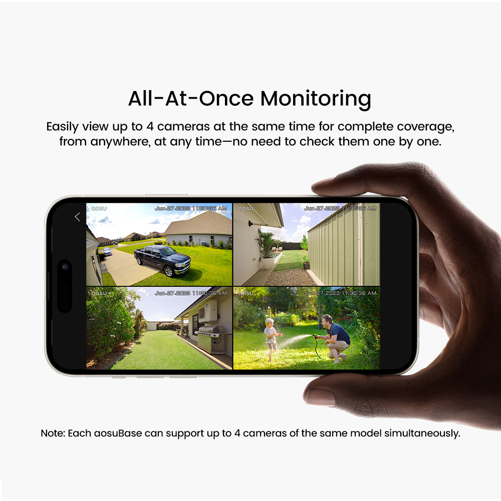 AOSU 5MP Zewnętrzny System Kam – Camera Solar Wireless recenzja i cena