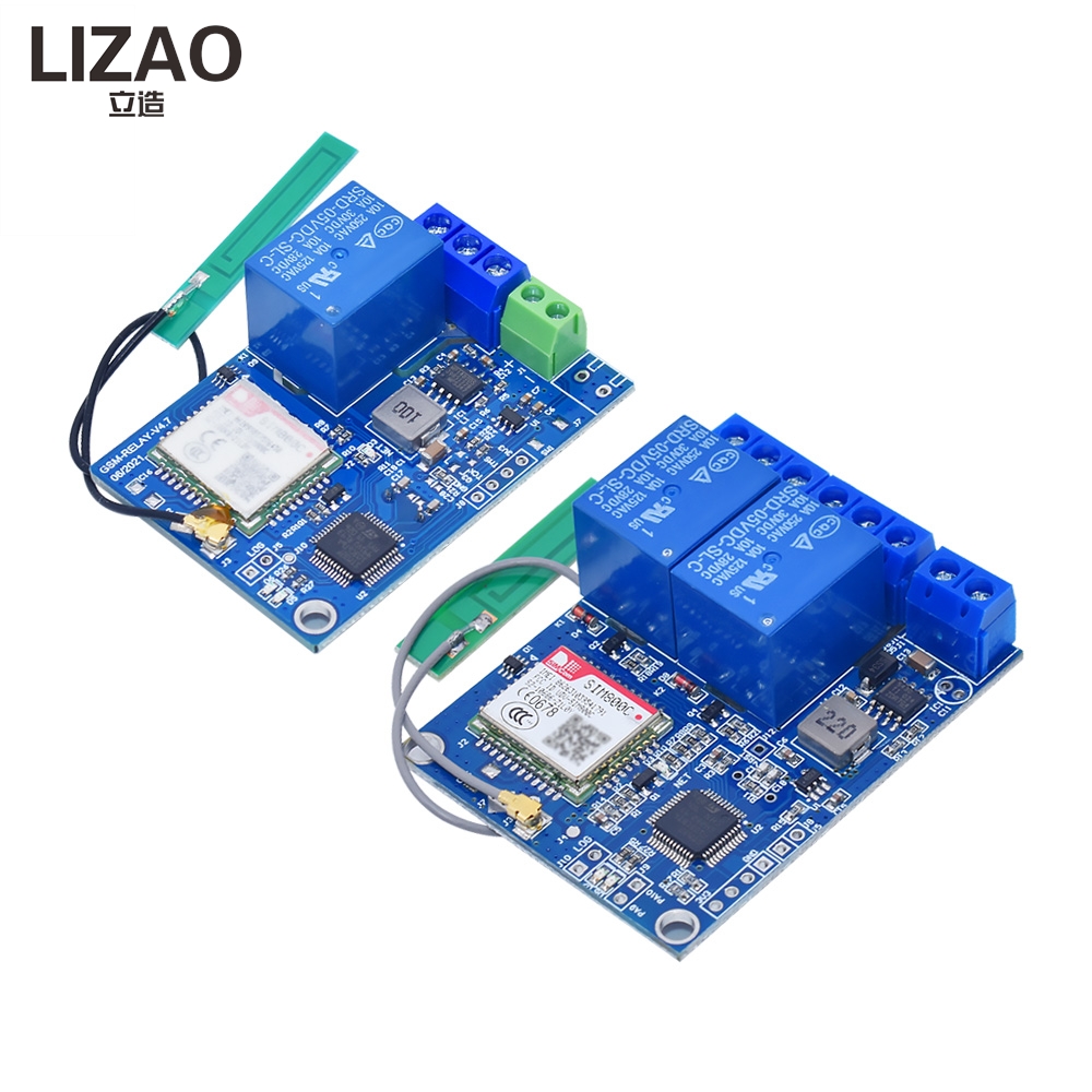 Moduł przekaźnikowy LIZAO 1/2- – Home Security Using Gsm recenzja i cena