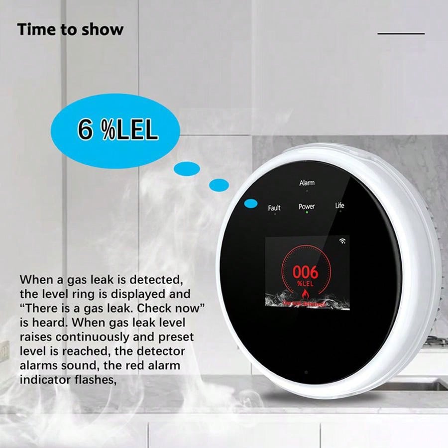 Czujnik gazu 2.4G WiFi, detekt – Home Security And Monitoring recenzja i cena
