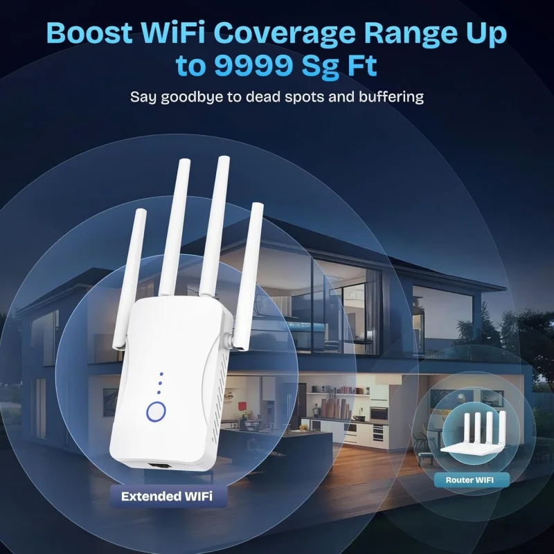 Wzmacniacz sygnału WiFi Dual B – Home Security Network recenzja i cena