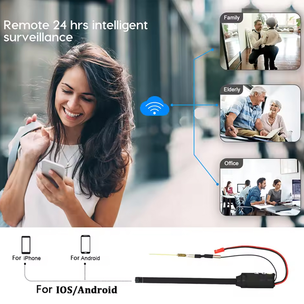 Moduł Mini Kamery WiFi DIY Mot – Home Security Recorder recenzja i cena